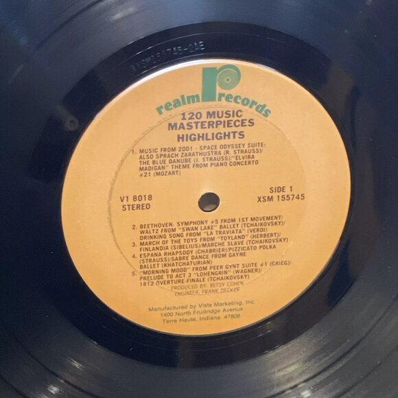 120 Music Masterpieces Highlights Vol. 1 (Vinyl, 1976, 2x LP) Realm Records 2V 8 - Picture 6 of 12